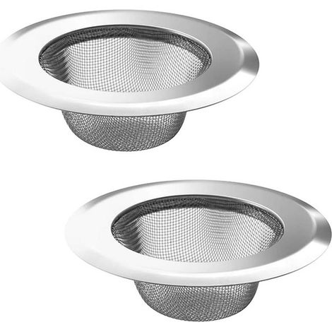 Filtro di scarico in acciaio inox, 7 cm, per lavello, doccia e cucina.
