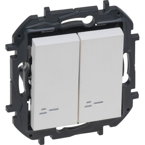 Interruptor Legrand niloe step 10A iluminado empotrable