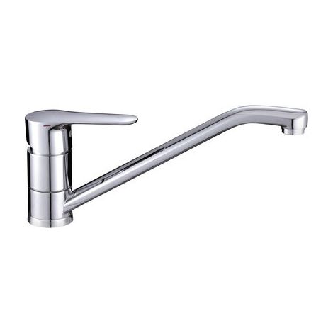 Jacob Delafon – Mitigeur de lavabo orientable avec aérateur anticalcaire – Bague limiteur de température – Débit 10 l/mn – E98324CP (1/5)