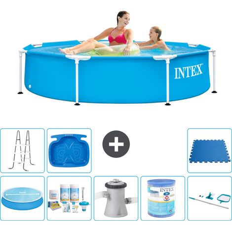 Intex Piscina con struttura Rotonda - 244x51 cm - 7-pezzi  S31457 (1/5)