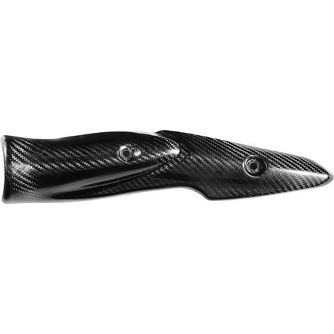 Adaptés aux écrans thermiques des tuyaux d'échappement de moto, ils sont fabriqués en fibre de carbone avec un revêtement isolant thermique et résistant aux UV, et sont durables. (1/2)