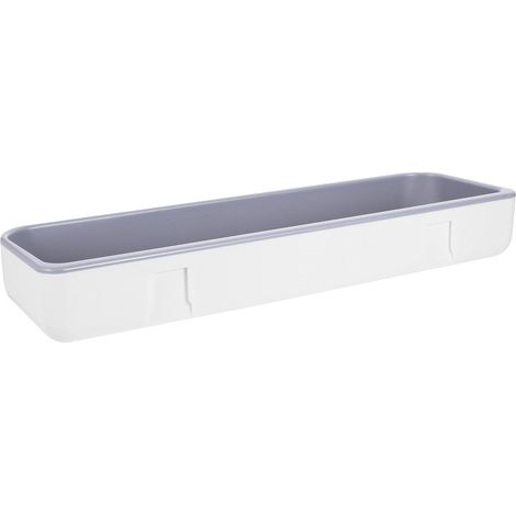 Étagère de rangement suspendue OUNONA pour salle bain , en plastique avec système d'évacuation , mod (1/5)