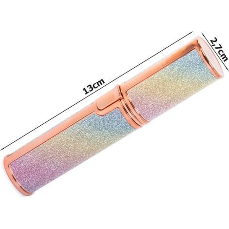 Épilateur/rasoir rechargeable 2 en 1 pour le visage et les sourcils, rose (1/4)