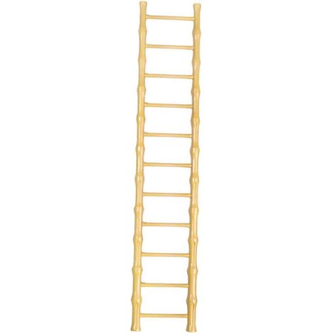 Mini échelle miniature décorative, accessoire pour maison de poupée, jardin féérique, chambre, bureau, étagère-Yellow 11 Step