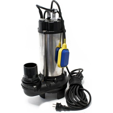 Pompe pour eaux sales flotteur broyeur de végétaux 31200l/h - 2,2 kW