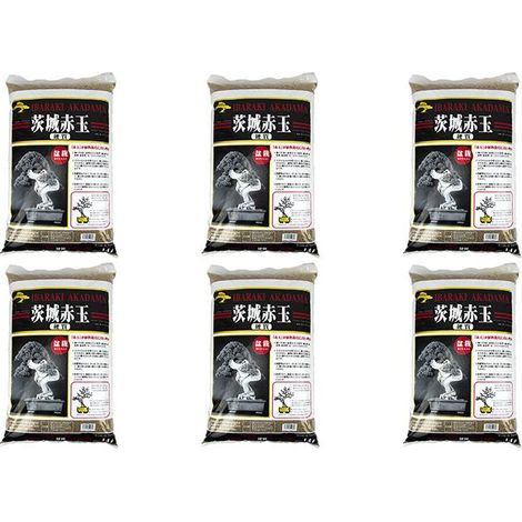 Akadama hard quality Ibaraki 2/5 mm (6 sacchi da c.ca 10 kg - 14 lt), per bonsai (1/3)
