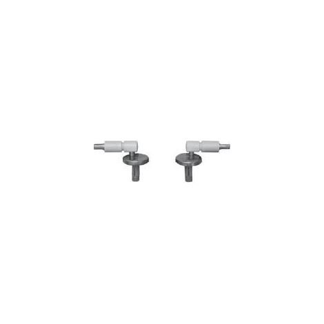 NORM Charnières pour siège toilette MS86N11, chrome