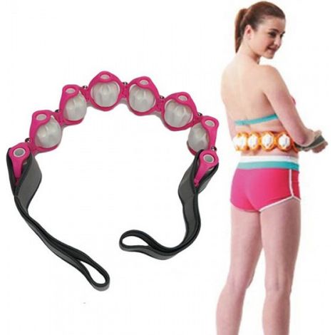 TRADE SHOP - Corda Massaggiante Rulli Manuale Allenamento Glutei Cellulite Cosce Peso Relax - (1/5)