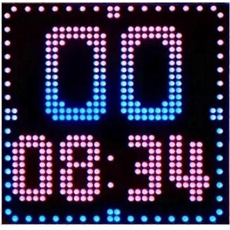 DIY RGB Smart LED-Panel 32x32 Pixel, Graffiti-Stil, steuerbar per Bluetooth-App und USB-Anschluss, ideal für die Inneneinrichtung (Zuhause, Schlafzimmer), Textanzeige, Autodisplay. (1/5)