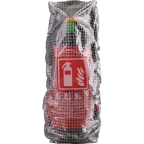 Pellicola a rete per estintori da 9 e 12 kg, circa H 800 x L 650 x P 270 mm