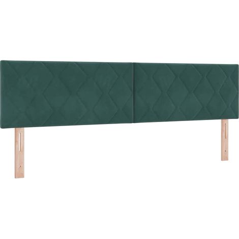 Maison Exclusive - Testiera Verde Scuro 180 cm Velluto