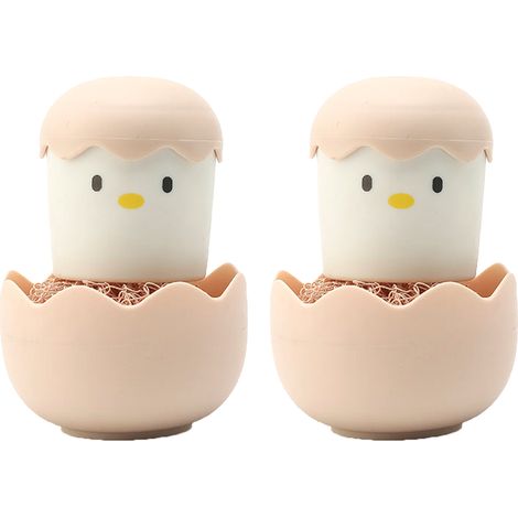 Brosse À Vaisselle - Brosse À Casserole Avec Distributeur De Savon Et Support De Séchage - Pour Évier Poêle Et Casserole - 1 Pièce (1/5)