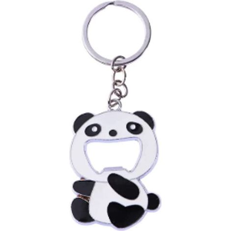Ouvre-bouteille Porte-clés Panda - Acier Inoxydable - Pour Bière et Soda - Idéal Cadeau - 1 Pièce (1/5)