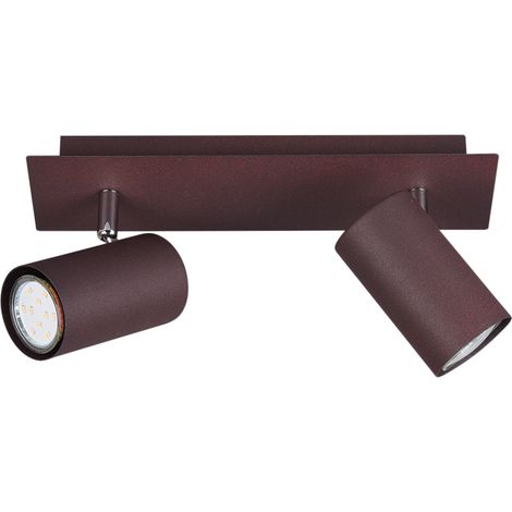 Plafón 2 Spot Orientable Focos Marley Ruggine Trio Iluminación (1/4)