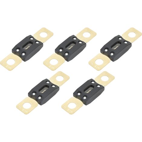 Lot de 5 fusibles type ANM 80A, plaqués or en alliage de zinc, accessoires auto universels (1/5)