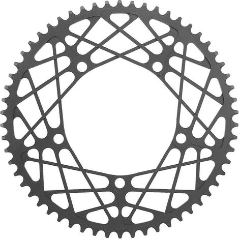 Plateau de pédalier 58T chaîne pliable, creux anodisé, face allégée en aluminium, pignon de vélo robuste (1/5)