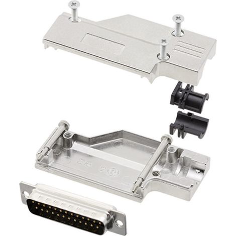 encitech DCMR-FK-25-DMP-K 6355-0065-23 D-SUB Stiftleisten-Set 90 ° Polzahl: 25 Lötkelch 1 Set