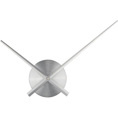 Aiguilles d'horloge murale DIY, aiguilles d'horloge à quartz 3D, accessoires mécaniques (argent, sans piles) (1/5)
