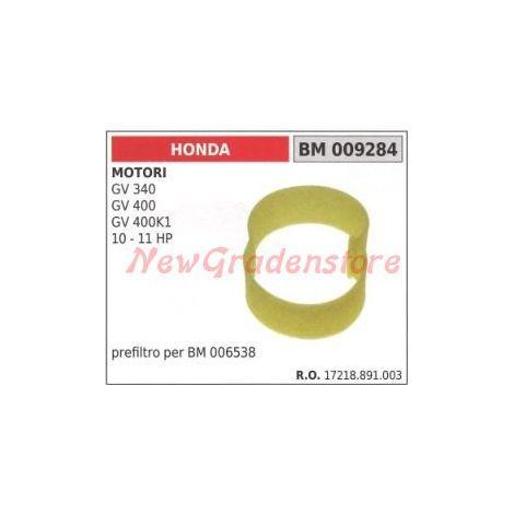 Prefiltro aria HONDA motori GV 340 400 400K1 10 11 HP 009284