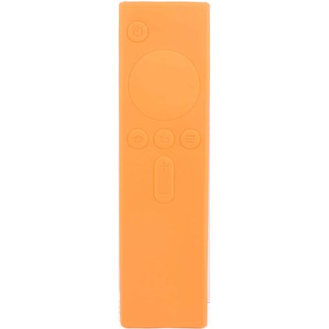 Housse en silicone pour télécommande Xiaomi, légère et anti-poussière, étui de protection orange (1/3)