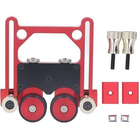 Rouleau de guidage pour scie circulaire, rouleau de guidage double pour le travail du bois, rouleau auxiliaire pour plateau à ressort