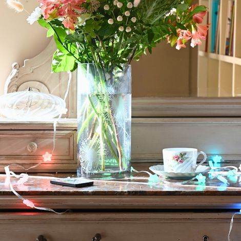 Guirlande étoiles lumineuses multicolore (1/3)