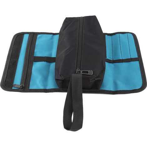 Werkzeugtasche für Elektriker mit faltbarem Haken und Reißverschlusstasche für Wartungselektriker (1/5)