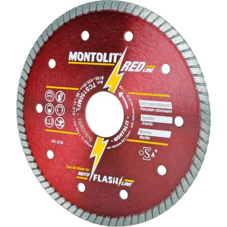DISCO DIAMANTATO 150 MM MONTOLIT TURMONT TCS150MFL PER MOTO FLASH LINE