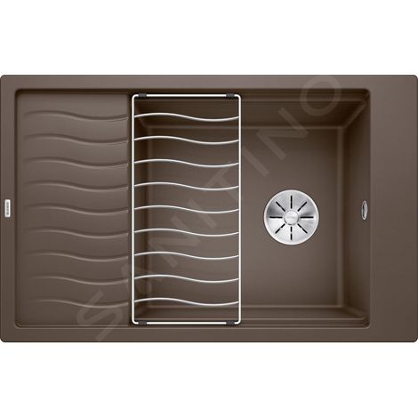 Evier Blanco Elon XL 6S Silgranit - CAFE - Vidage : Automatique