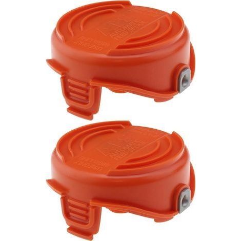 2pcs Capuchon de Bobine de Taille-Bordures Compatible avec Black & Decker GL7033 GL8033 GL9035 GL315 GL350 GL651S BGL652 90583594 Couvercle de Bobine de Débroussailleuse (1/5)