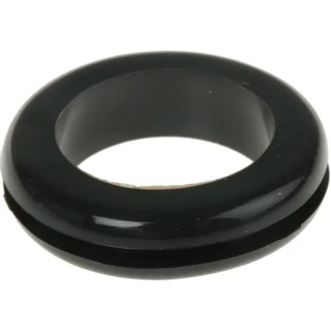 Passe-câble RS PRO, Ø câble max. 25mm, Ø découpe 38.1mm, panneau 1.5mm max en PVC ( Prix pour Sachet de 250 )