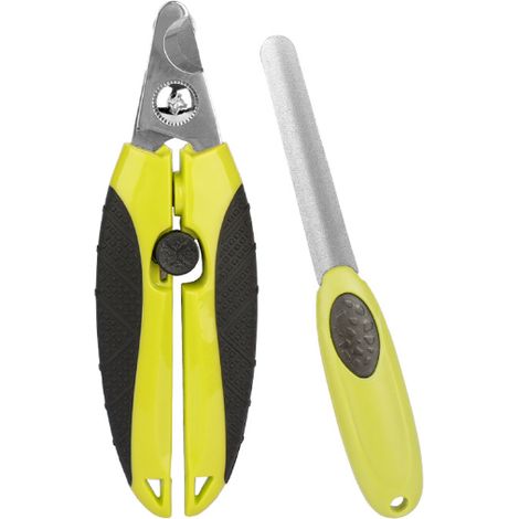 Filiyano-Coupe-ongles 2 en 1 pour chiens et chats, coupe-ongles pour chiens avec lime à ongles intégrée (1/5)