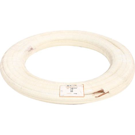 Couronne frigo bi-tubes cuivre isolé 20m – Ø 1/4-3/8 – Norme NF EN 12375 – Pour installations froid et climatisation – Copper Distribution (1/2)