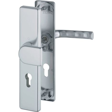 HOPPE® Schutz-Wechselgarnitur mit Langschild London 78G/2221A/2440/113, 8/72 mm, Aluminium, 3962563 (1/4)
