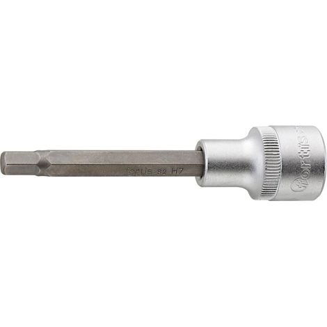 Schraubendr.-Einsatz 1/2" 7x100mm i6kt. FORTIS (1/4)