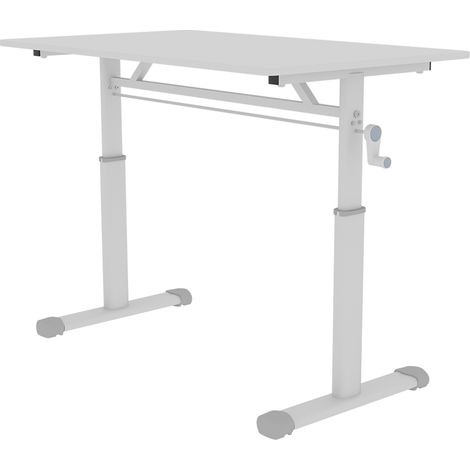 GagaBureau réglable pour enfants et adultes, hauteur ajustable, blanc (1/5)