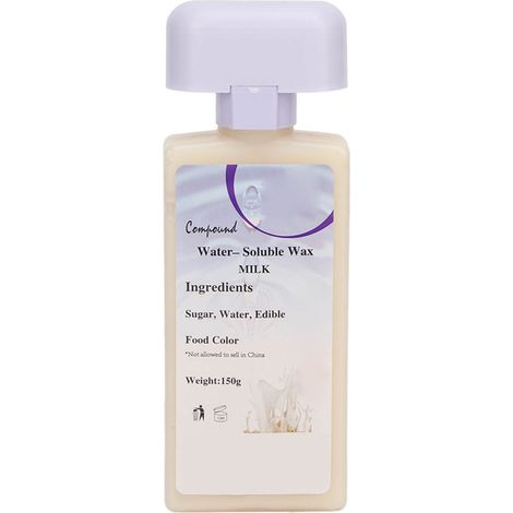 Blocs de cire au sucre de 150 g pour l'épilation, blocs de cire d'abeille, appareil à cire chaude portable avec rouleaux, convient pour le corps entier, les membres, les mains et les salons de beauté. (1/5)