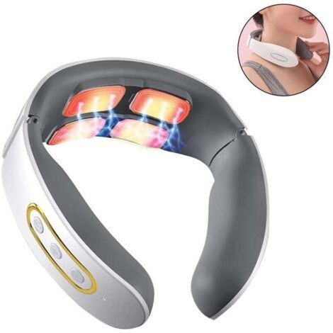 Hands-free heated cervical massager - 6 modes 9 levels - Hand massage simulation - Pain relief - With free bag (1/4)