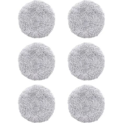 Chiffon Microfibre - Pour Nettoyage Vitres - Compatible Robot Nettoyeur Vitres - 6 Pièces (1/4)