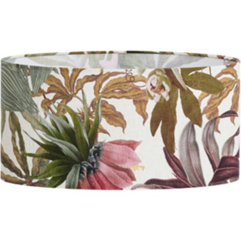 Light & Living - pantalla de lámpara - Isadore - blanco - textil (1/4)