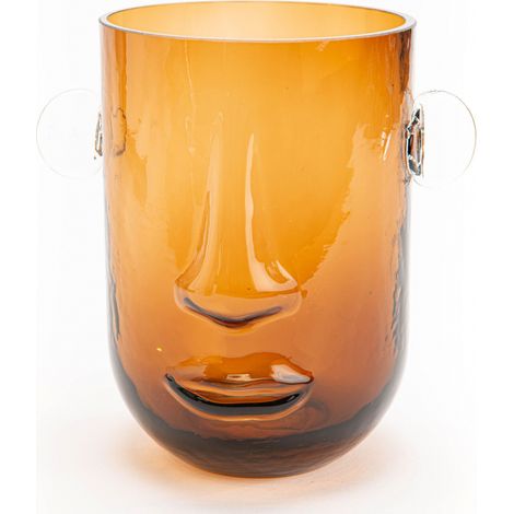 Amadeus - Vase visage marron (1/2)