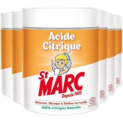 Nettoyant St Marc acide citrique lot 6 paquets 500 g