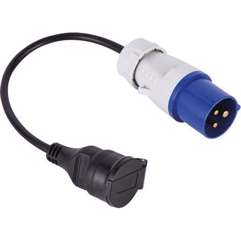Extensión para caravana camping macho 30cm - Electraline
