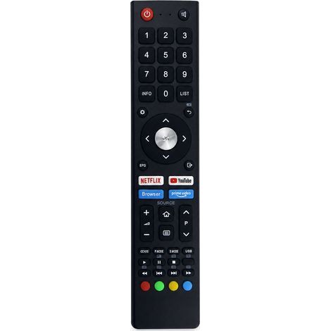 Mando a distancia de TV sin control por voz compatible con AIWA, Kogan, Albadeel y CHiQ (1/5)