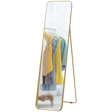 Miroir sur pied Ce produit de haute qualité allie esthétique et fonctionnalité, s'intègre parfaitement dans tous les sty (1/5)