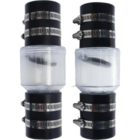 Clapet non-retour silencieux pour pompe de puisard, non-refoulement, remplacement par clapet à ressort, adapté aux tuyaux de 1-1/2 pouce (1/5)