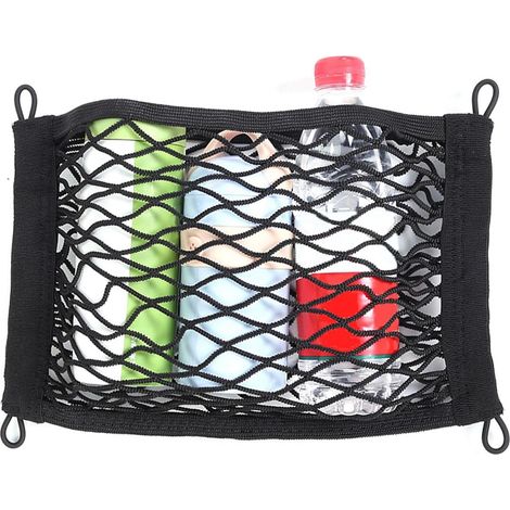 Filet de Rangement élastique Universel pour Bagages Latéraux de Voiture – Idéal pour Sécuriser Les Objets en Vrac et Maximiser l'espace dans Votre Véhicule – Installation et Conception (1/5)