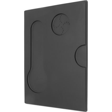 Mehrzweck-Eckmatte aus PVC mit rutschfester Oberfläche für Kaffeefilter, ideal für Küchen, Bars und Geschäfte, schwarz (1/5)
