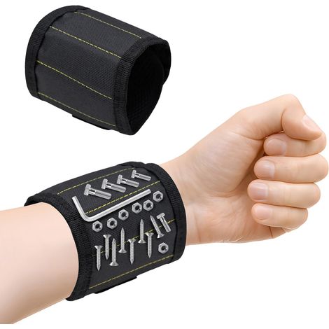 Lot de 2 bracelets magnétiques, idée cadeau pour homme, kit d'outils pour bracelets magnétiques, cadeau de loisirs créatifs, bracelet magnétique, gadget, pour passionné, cadeau pour la fête des pères (1/5)