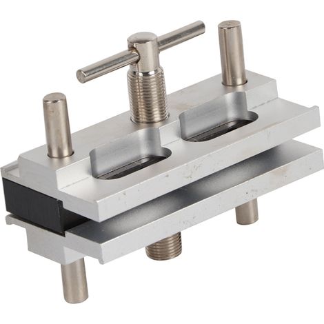Kit de gabarit de perçage à centrage automatique pour tourillons, guide de perçage, poinçon de repérage en acier allié pour le travail du bois, système britannique (1/5)